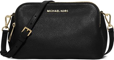 michael kors bedford medium double zip messenger bag|Michael Kors bedford leather bag.